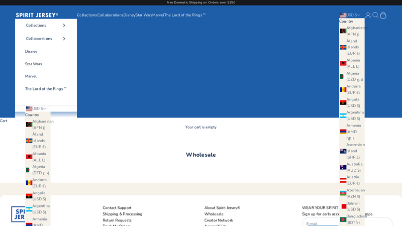 Spirit Jersey® Wholesale