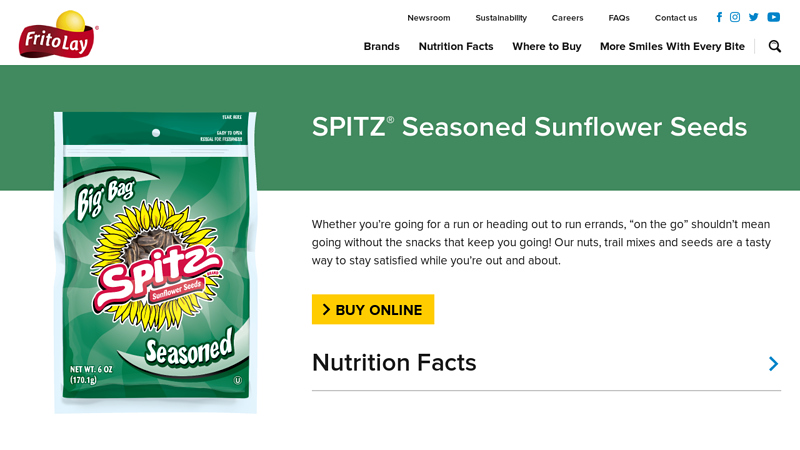 SPITZ® Seasoned Sunflower Seeds