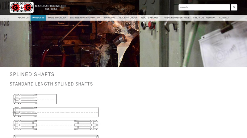 Splined Shafts