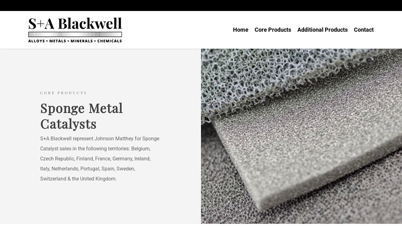 Sponge Metal Catalysts