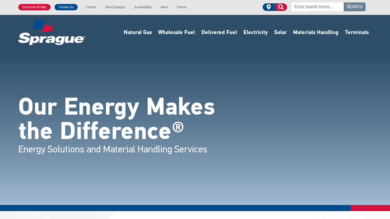 Sprague: Our Energy Makes the Difference