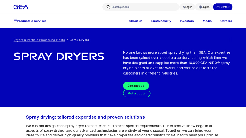 Spray Dryers
