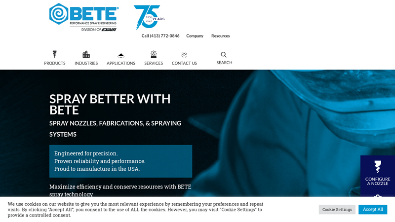 Spray Nozzles & Spray Systems