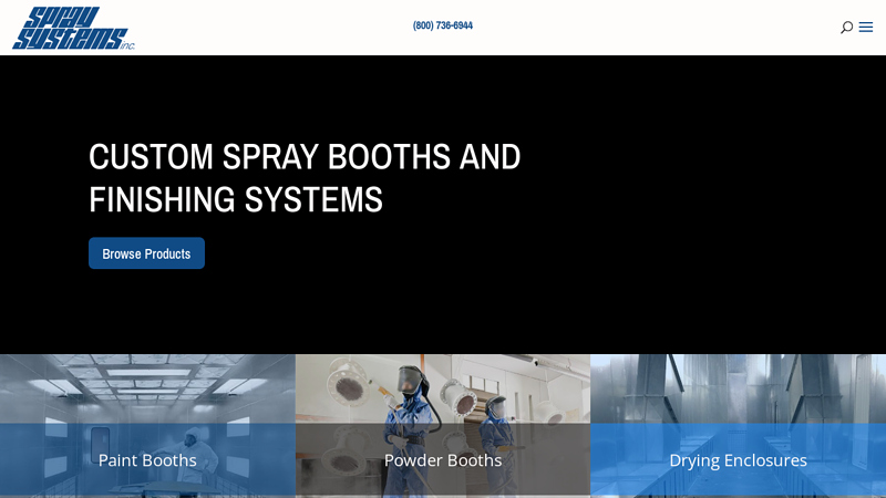 Spray Systems, Inc.: Spray Booths