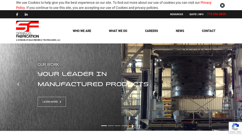 Springs Fabrication - Leader of Design