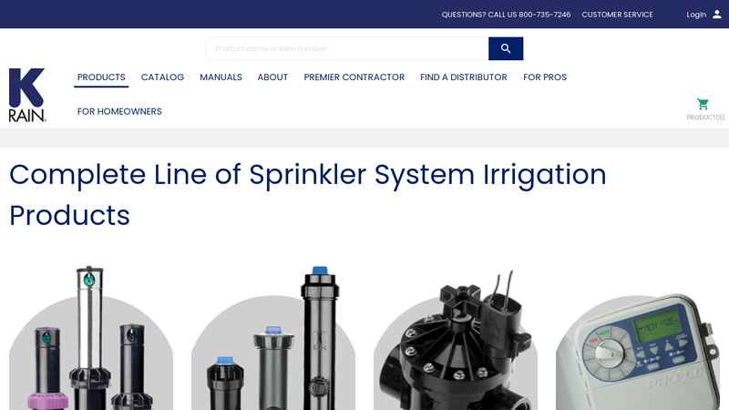 Sprinkler & Irrigation System Products