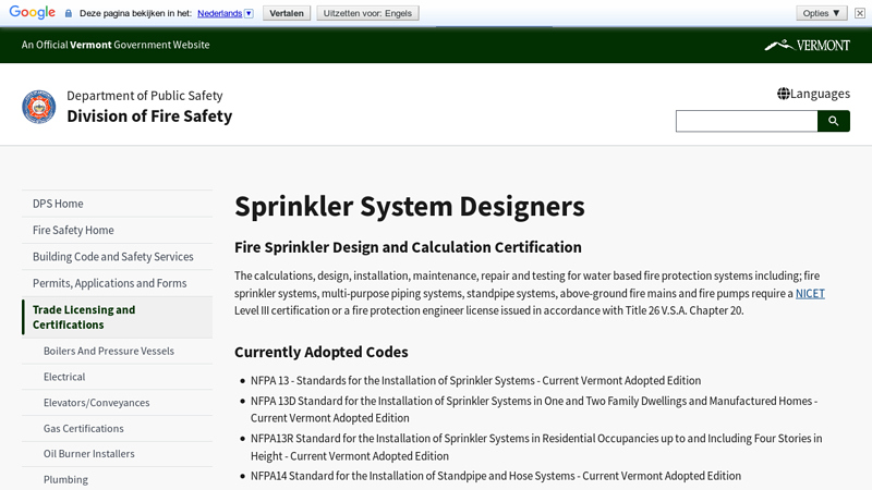 Sprinkler System Designers