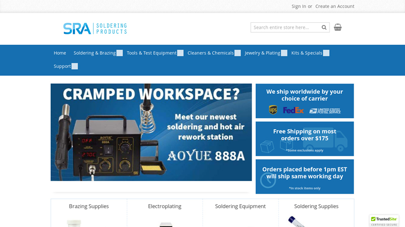 SRA Soldering Products