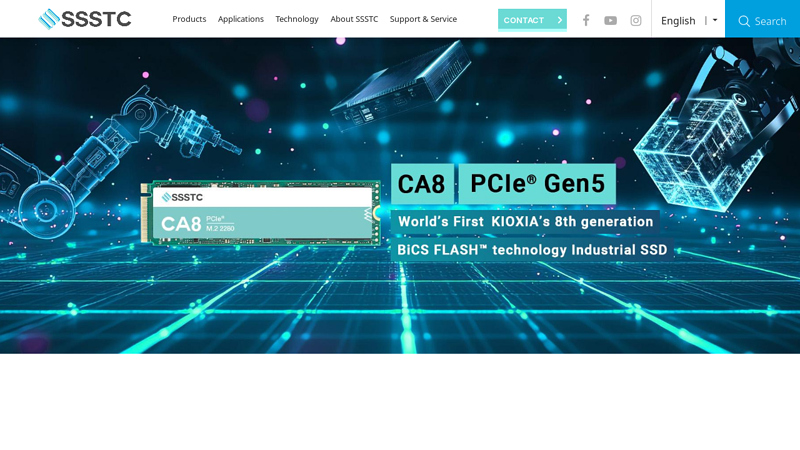 SSSTC｜Industrial｜Enterprise｜Solid State Drives｜SATA、Nvme