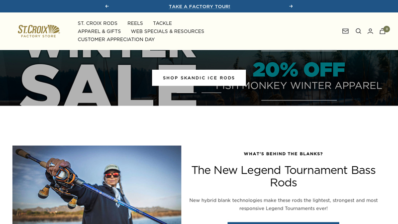 St. Croix Rod Factory Store
