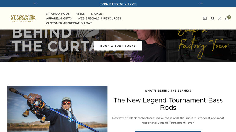 St. Croix Rod Factory Store