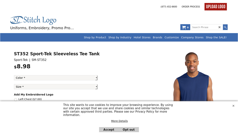 ST352 Sport custom t-shirts