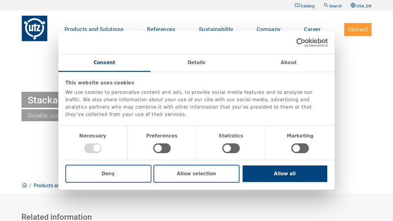 Stackable containers