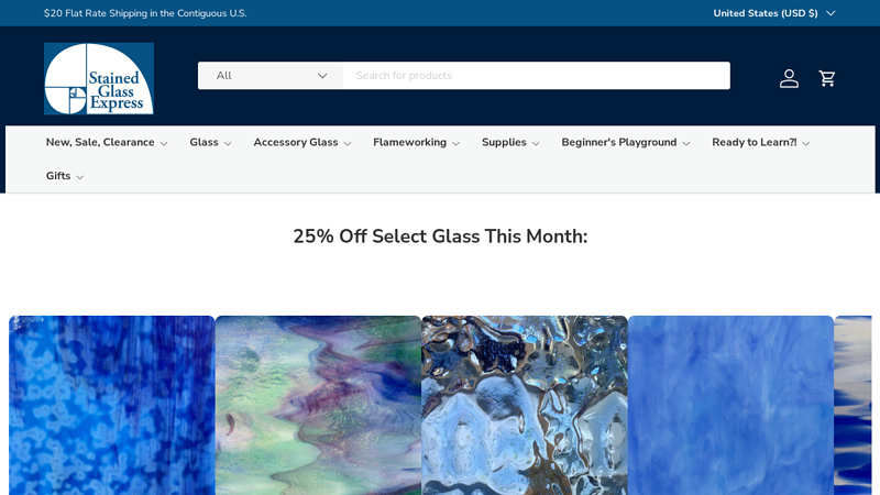 Stained Glass Express Glass Supplies and Accessories