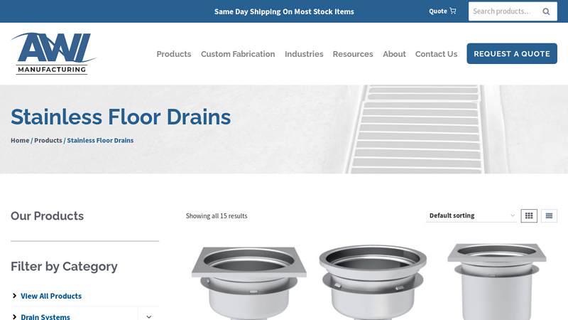 Stainless Floor Drains