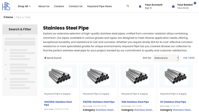 Stainless Steel Pipes
