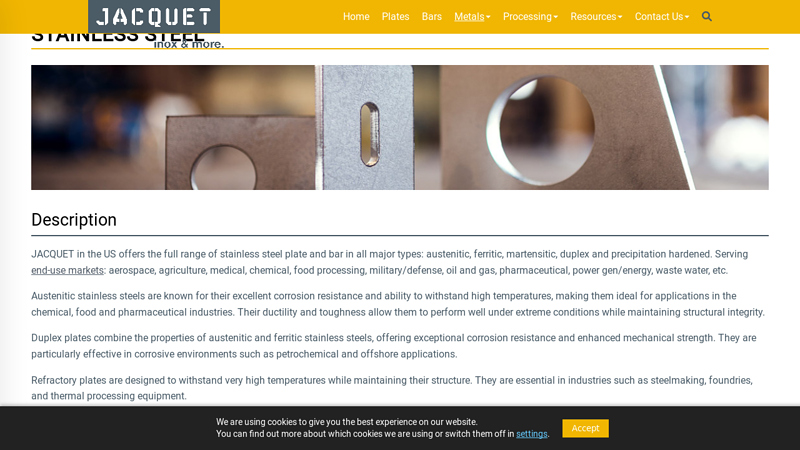 Stainless Steel supplier in the US