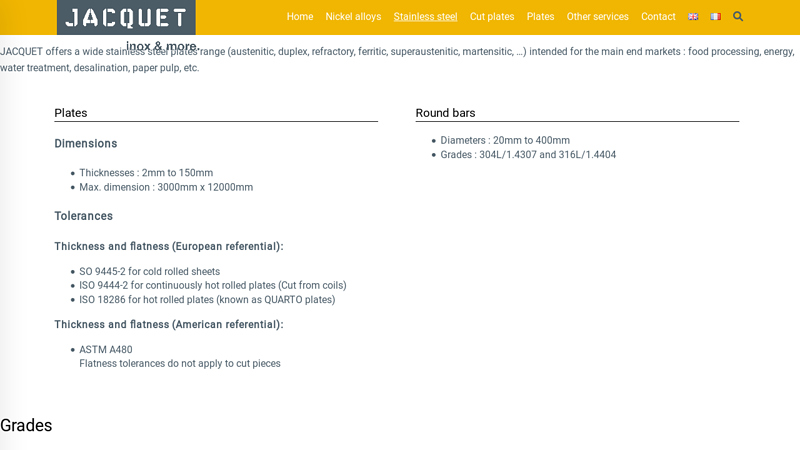 Stainless steel supplier in the world