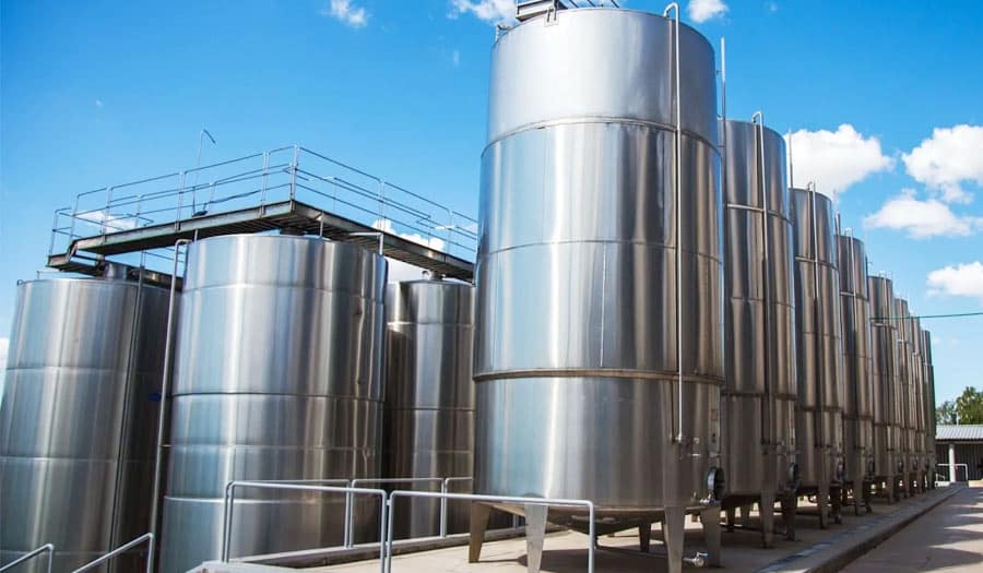 Stainless steel tanks