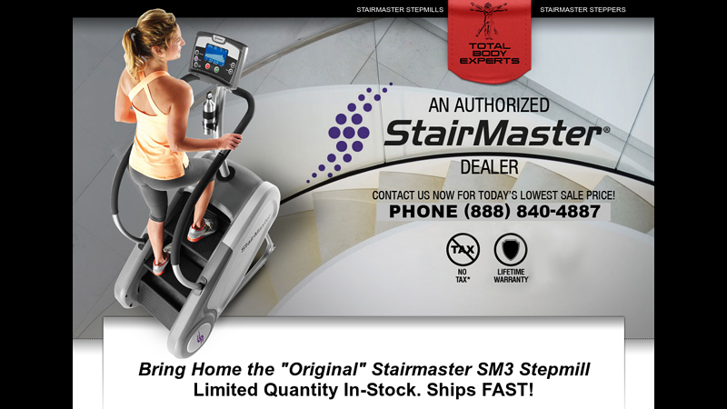 StairMaster StepMills & Steppers All Models On Sale!!!
