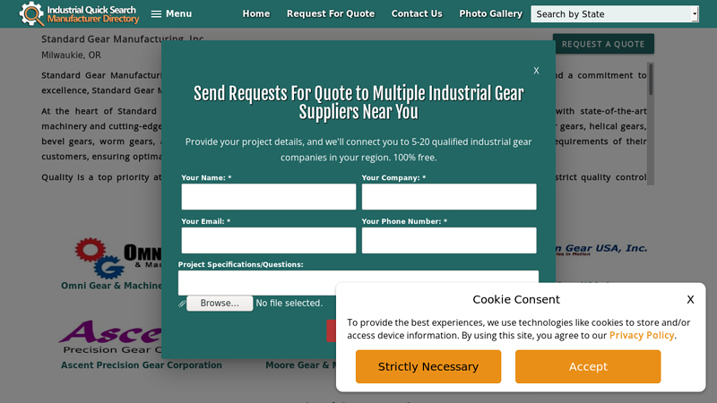 Standard Gear Manufacturing, Inc.