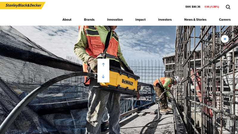 Stanley Black & Decker Homepage