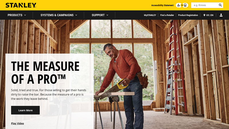 STANLEY® Tools: Hand Tools & Storage Products