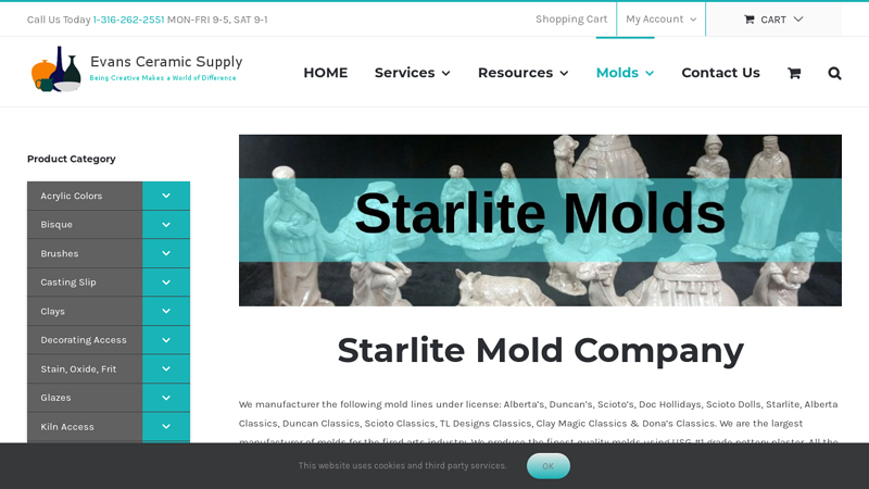 Starlite Molds Price Lists