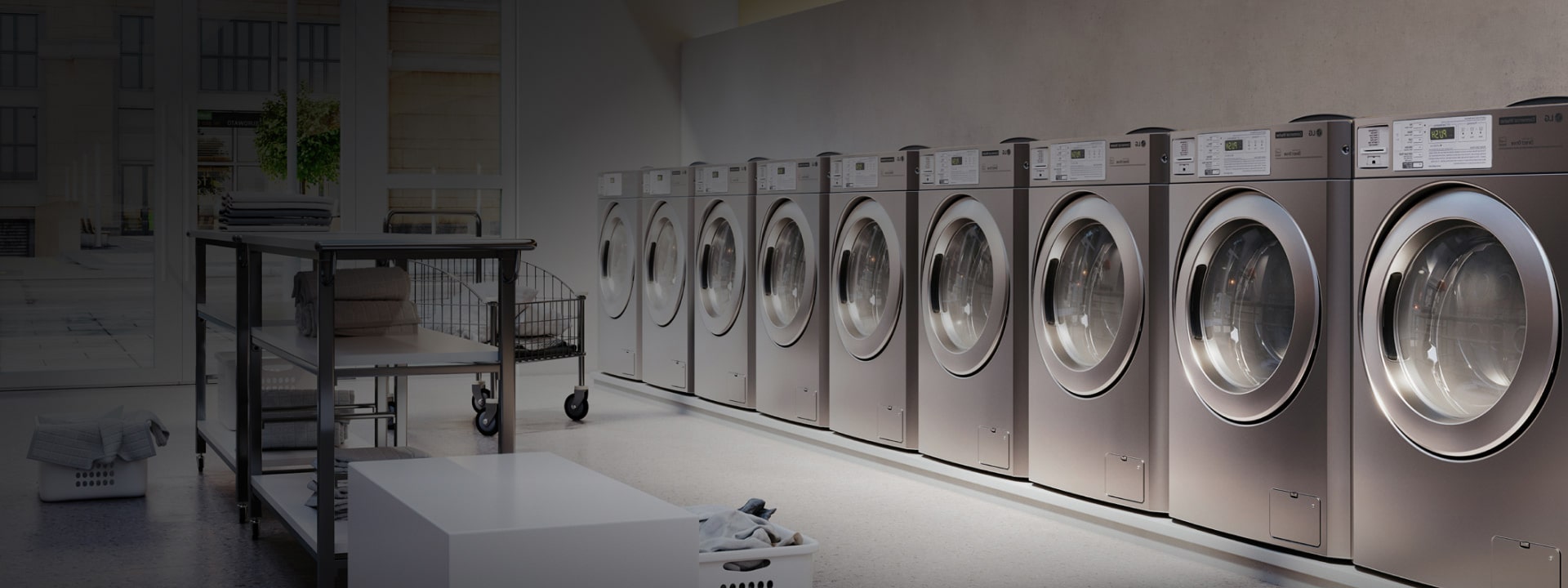 State of the art industrial laundry
