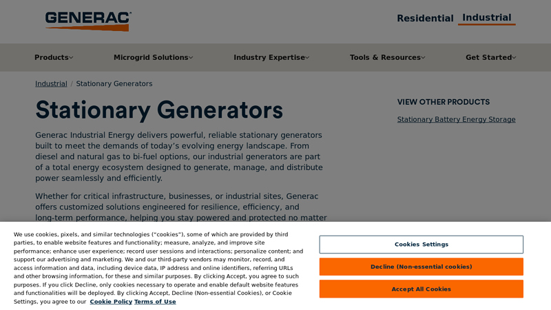 Stationary Generators