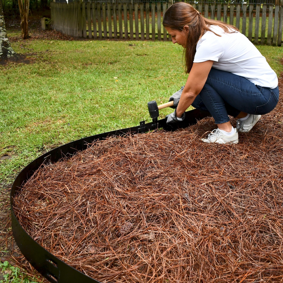 Steel Landscape Edging Black 10 Gauge 1/8 in. x 4 in. x 20 ft