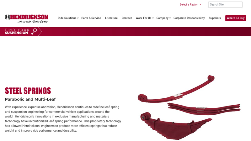 Steel Leaf Springs Parabolic & Multi