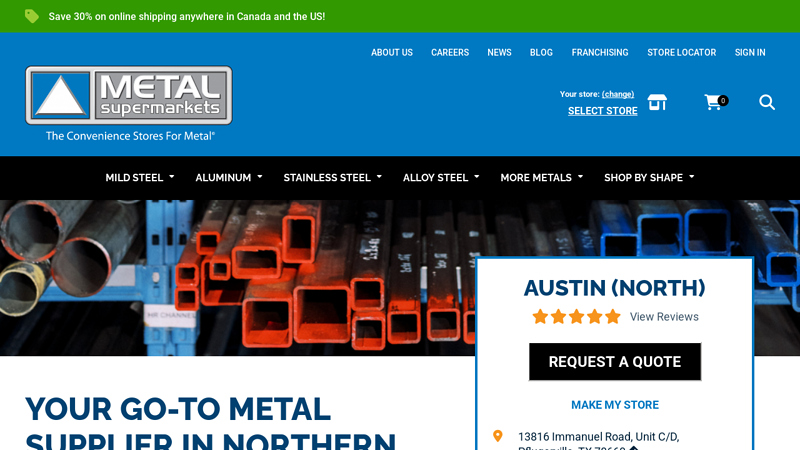 Steel & Metal Supplier in Austin (North)