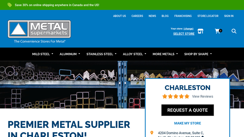 Steel & Metal Supplier in Charleston