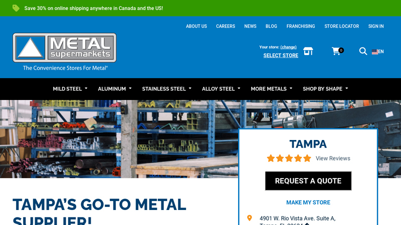 Steel & Metal Supplier in Tampa