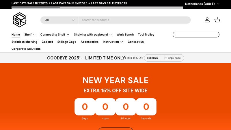 Steel Power Shelving: Garage Shelving