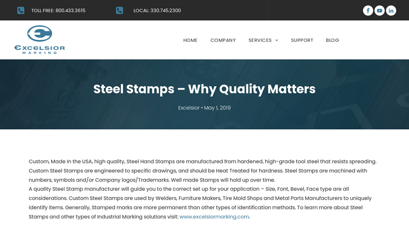 Steel Stamps – Why Quality Matters