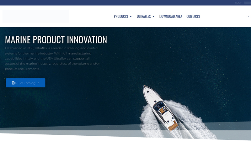 Steering and control system for marine industry