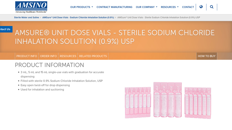 Sterile Sodium Chloride Inhalation Solution (0.9%) USP
