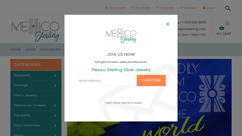 Sterling Silver Jewelry - Mexican Jewelry Store