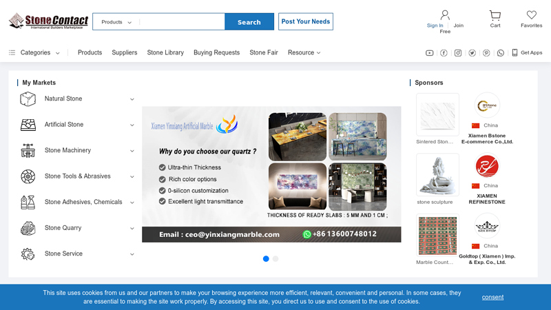 StoneContact.com: Stone, Marble, Granite