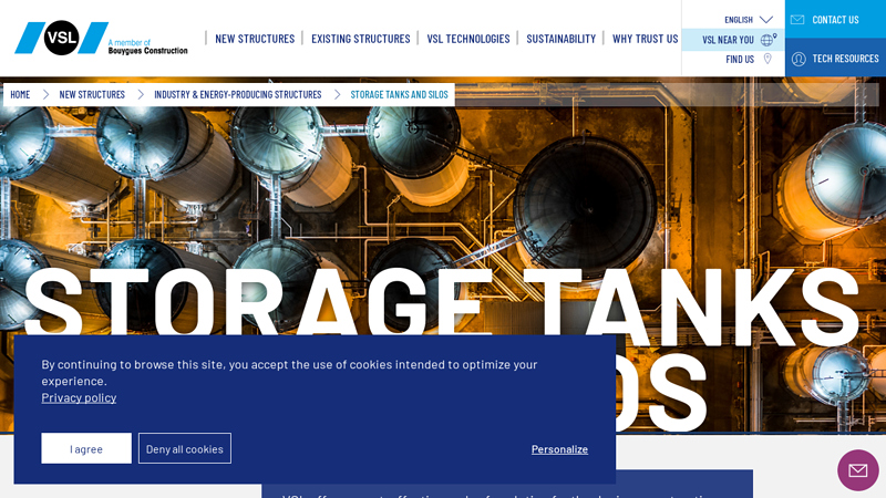 Storage tank and Silos construction