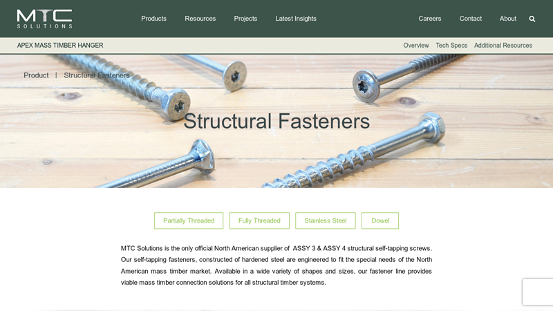 Structural Fasteners