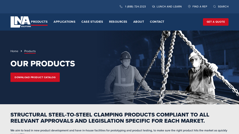 Structural Steel BeamClamp Products