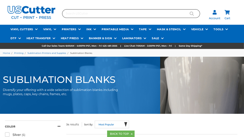 Sublimation Blanks: Plates, Mugs, More