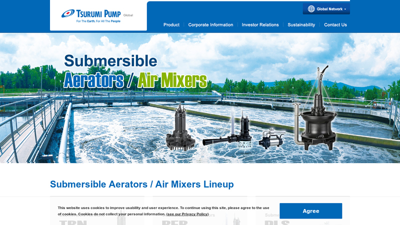 Submersible Aerators / Air Mixers
