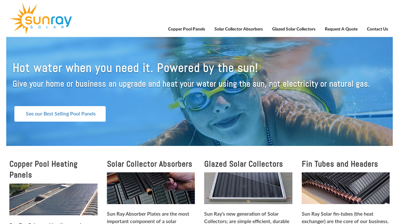 Sun Ray Solar is a solar panel manufacturer building quality products