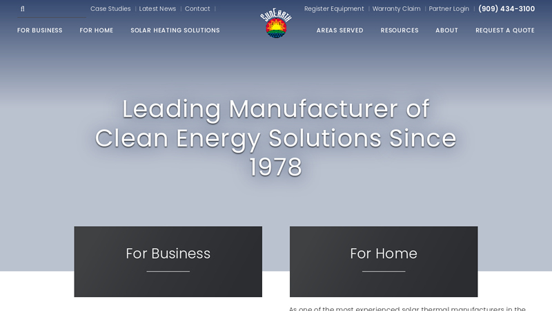 SunEarth Inc.: Solar Thermal Manufacturers