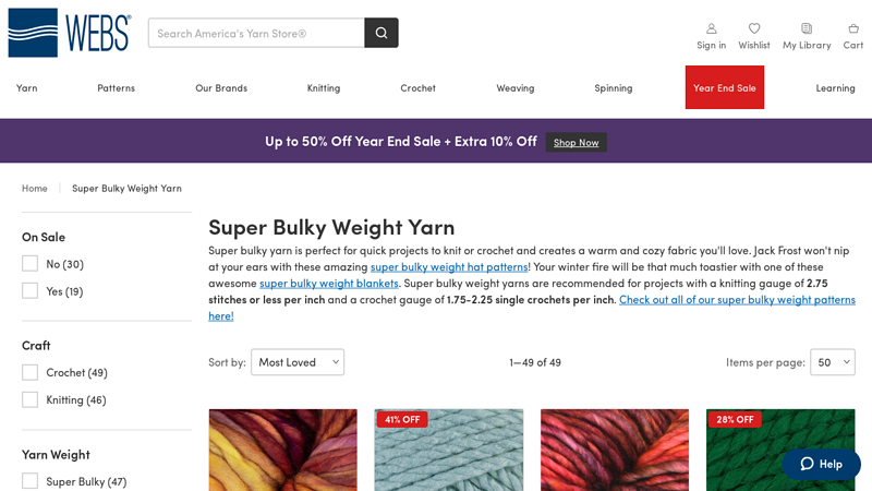 Super Bulky Weight Yarn