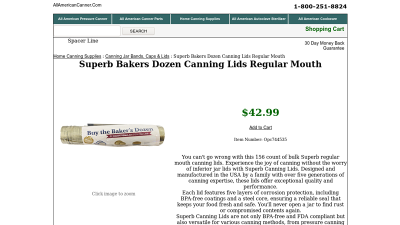 Superb Bakers Dozen Canning Lids Regular Mouth